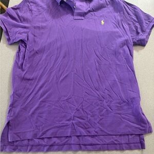 Vibrant Purple Polo by Ralph Lauren Men's Shirt